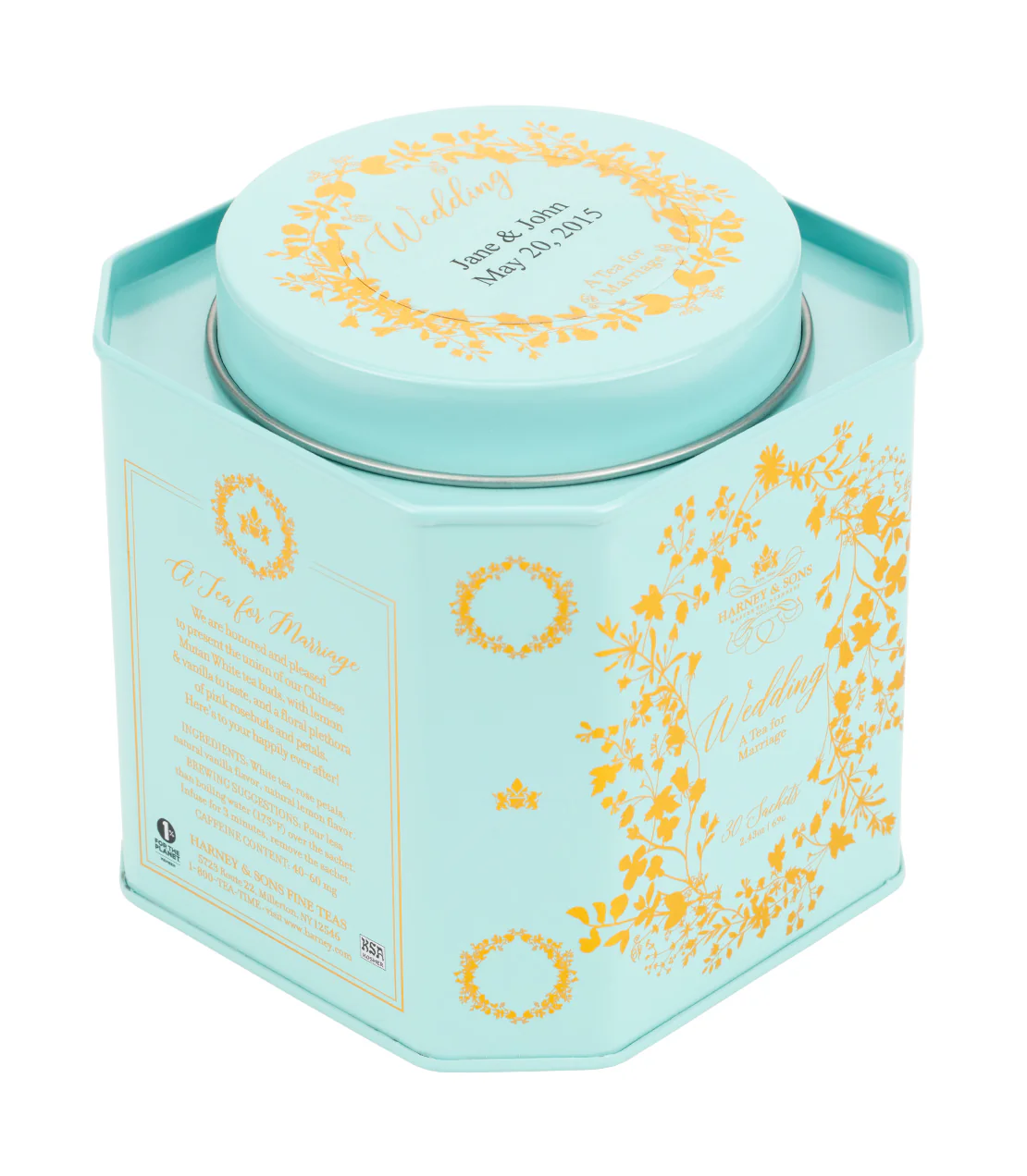 Wedding Tea, Tin of 30 Sachets - Image 4